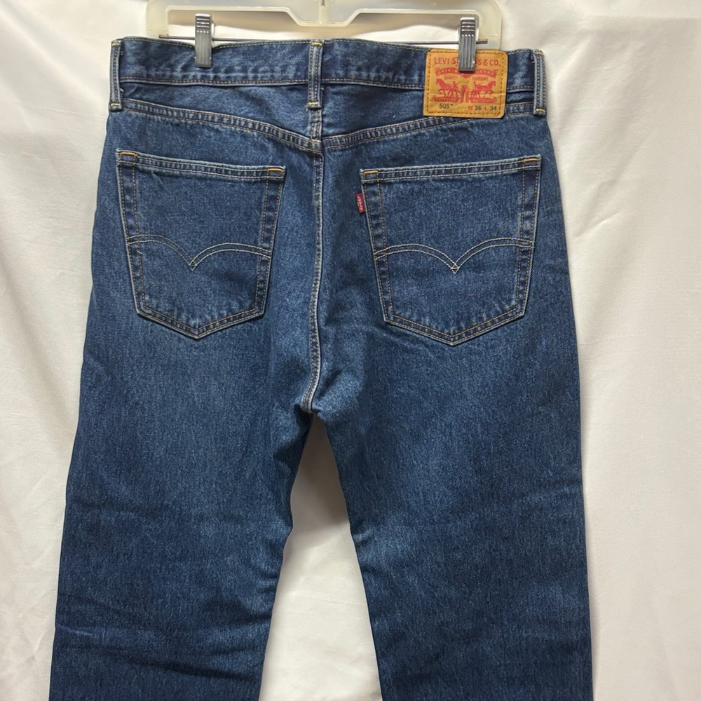 Levi's Men's 505 Classic Indigo Straight Jeans